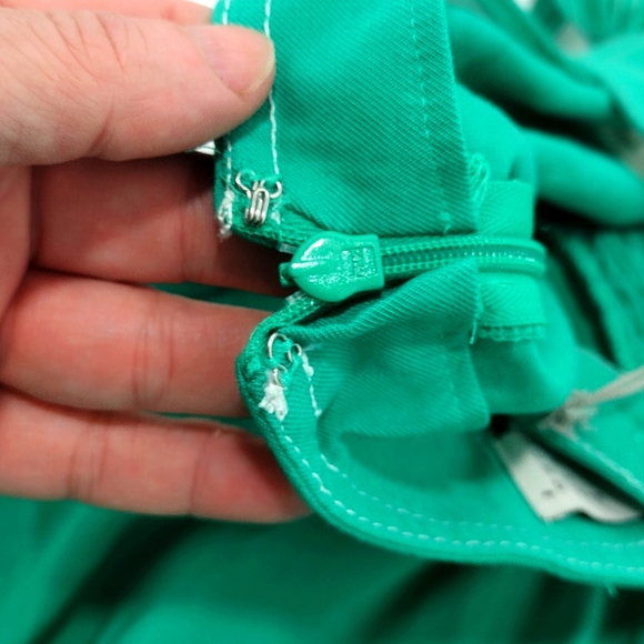 A New Day Green Sleeveless Sailor Bow A-Line Midi Dress - Picture 13 of 16